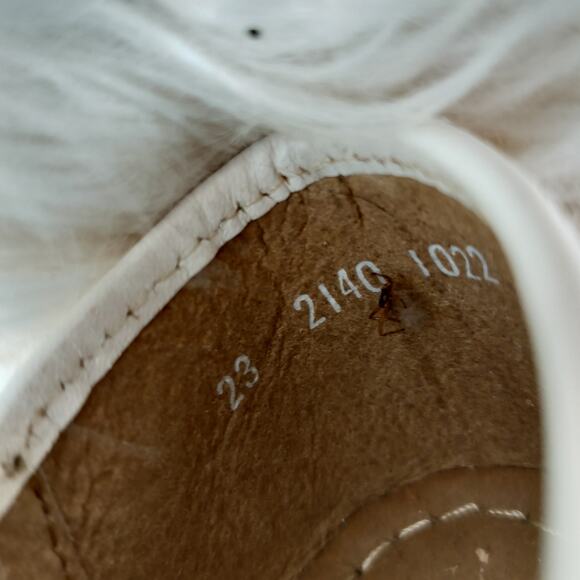 5158) Guaraxez White Tijuana Loafers Women Sizes Mex 23/ US 6 - Picture 8 of 11